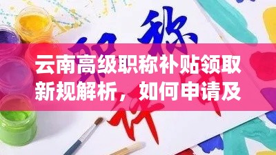 云南高级职称补贴领取新规解析,如何申请及领取补贴?