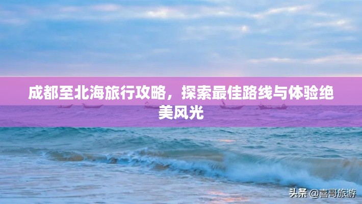 成都至北海旅行攻略,探索最佳路线与体验绝美风光